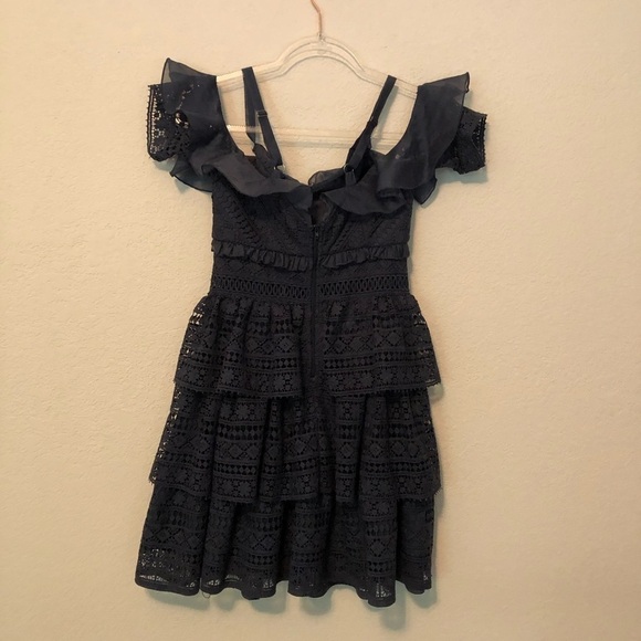 Two Sisters Charlotte Dress Blue Eyelet Small NWT - Picture 2 of 8
